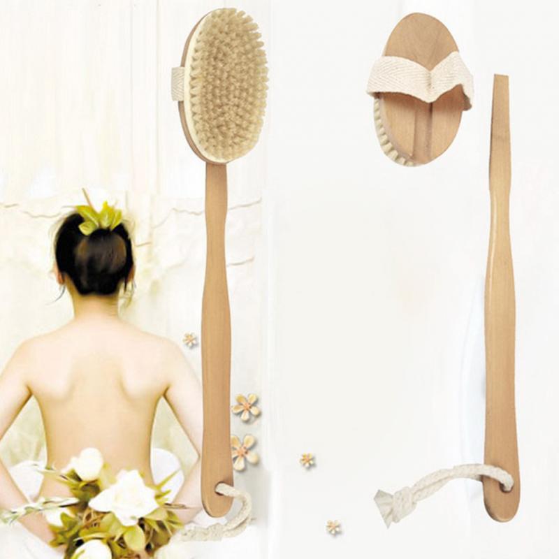 Back Washer Brush Long Wood Scrubber Back Washer Brush Long Wood Scrubber