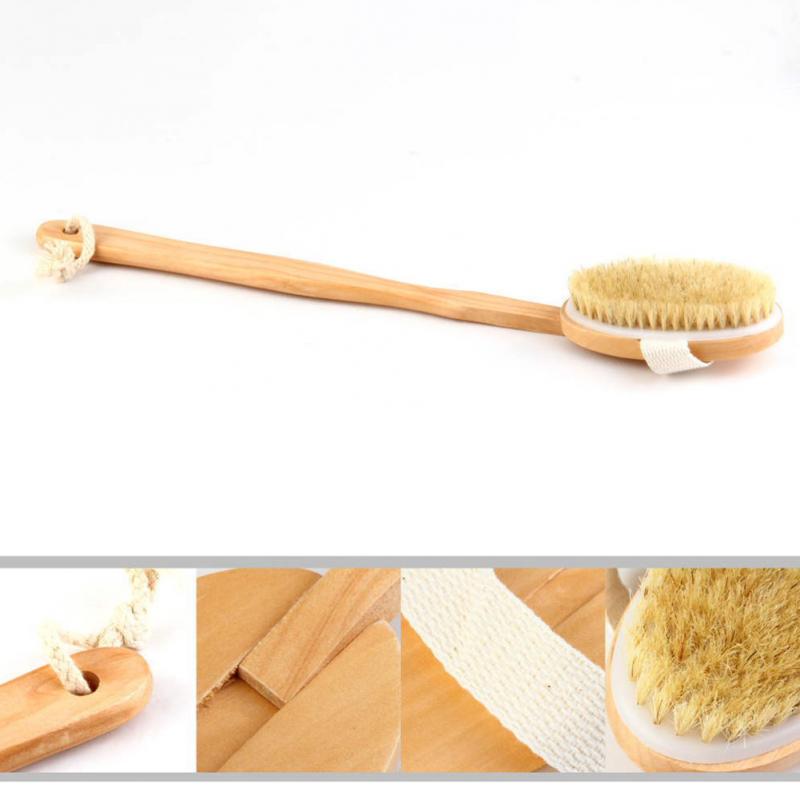 Back Washer Brush Long Wood Scrubber Back Washer Brush Long Wood Scrubber