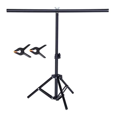 Backdrop Stand with 2PC Clamps Set Backdrop Stand with 2PC Clamps Set