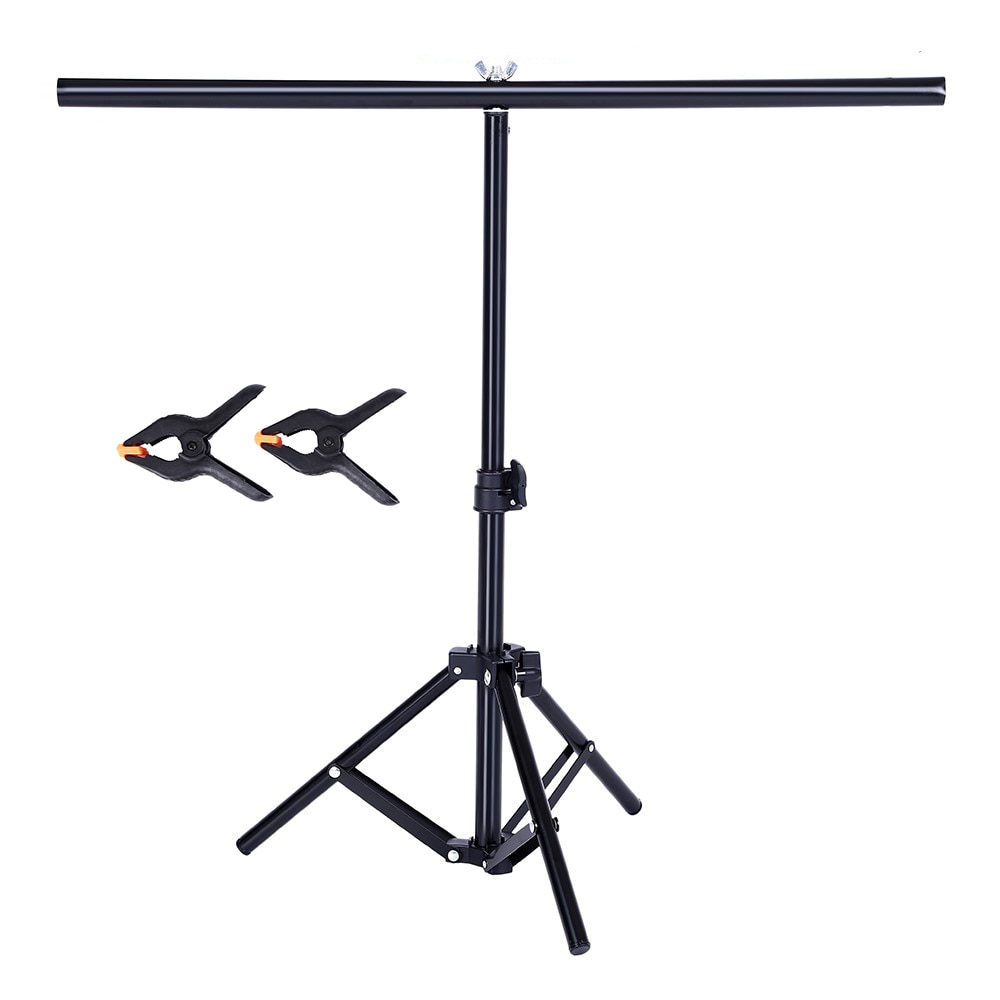 Backdrop Stand with 2PC Clamps Set Backdrop Stand with 2PC Clamps Set