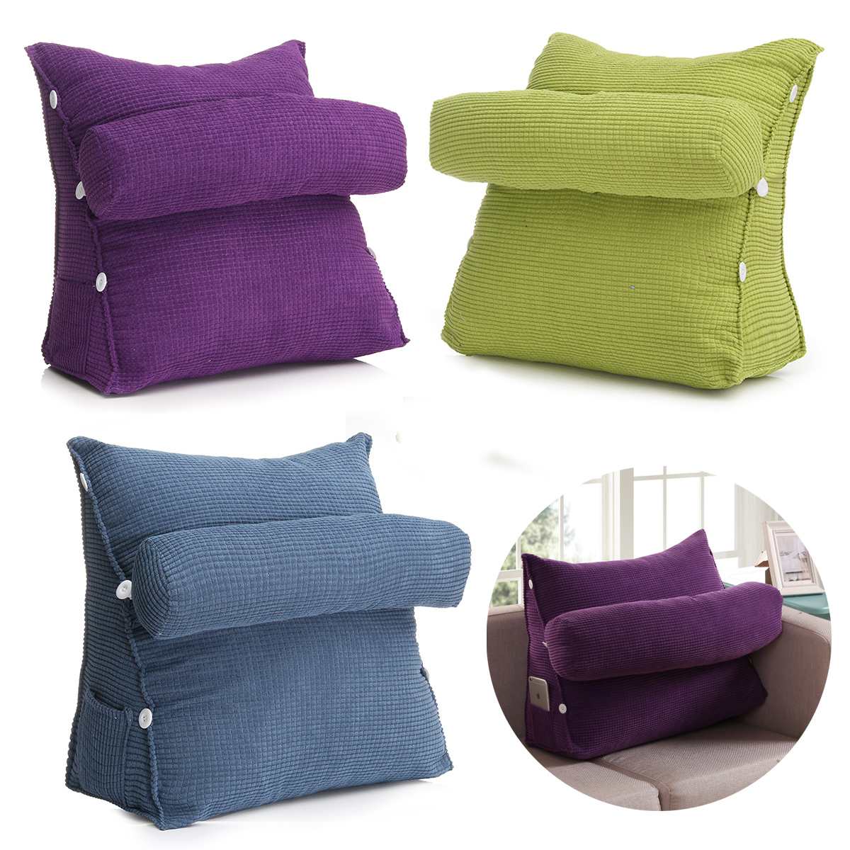 Backrest Pillow Triangular Sofa Cushion