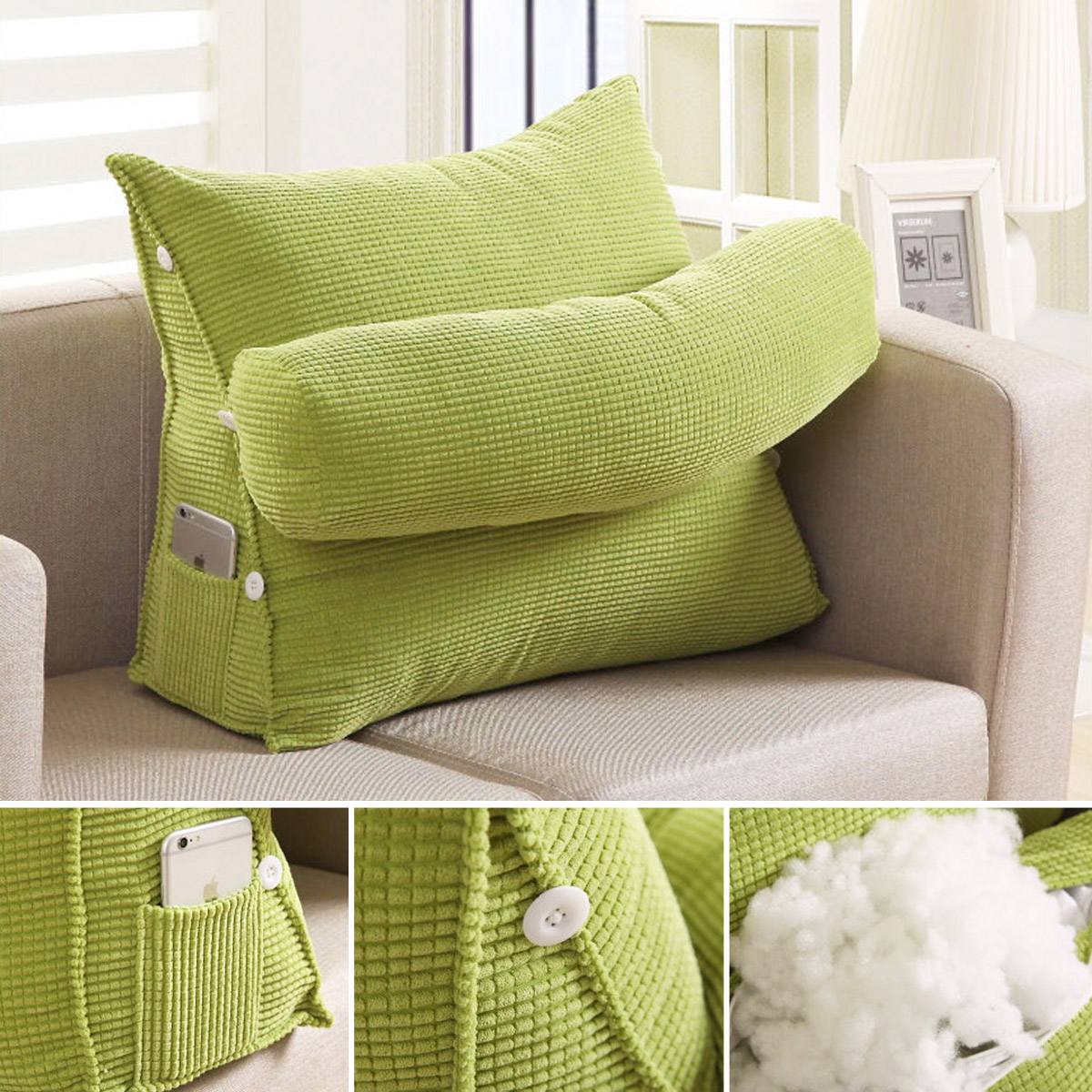 Backrest Pillow Triangular Sofa Cushion