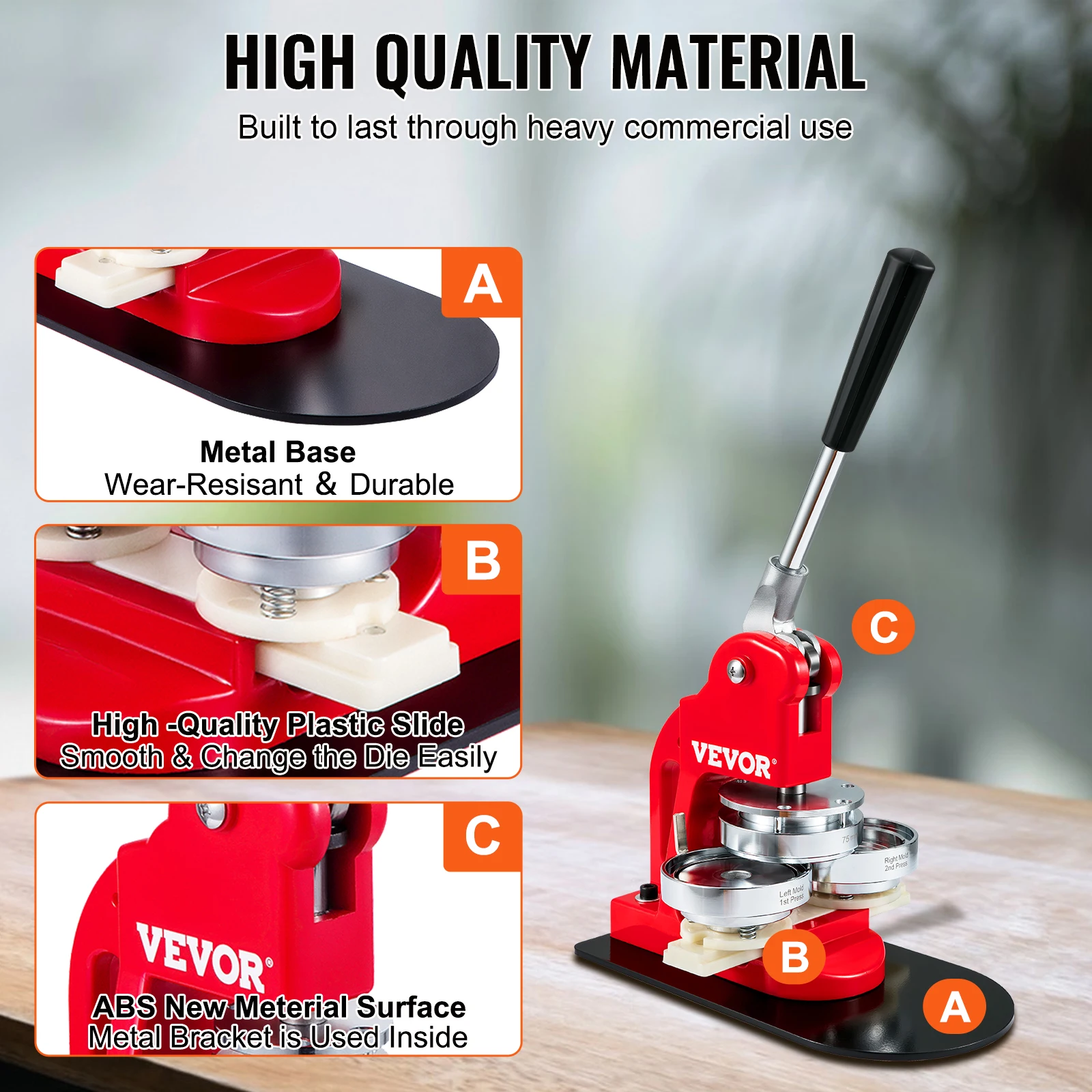 Badge Maker Machine 25 or 32 or 58 or 75MM DIY Button Pin with 500Pcs Free Parts Press Kit Circle Manufacture Button Badge Maker Machine 25 or 32 or 58 or 75MM DIY Button Pin with 500Pcs Free Parts Press Kit Circle Manufacture Button