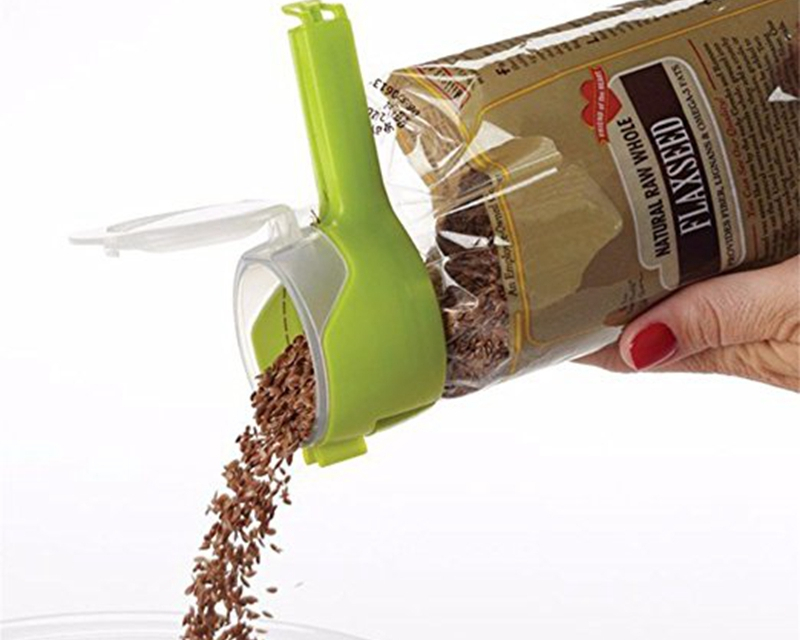 Bag Clips Food Sealing Clamps Seal and Pour