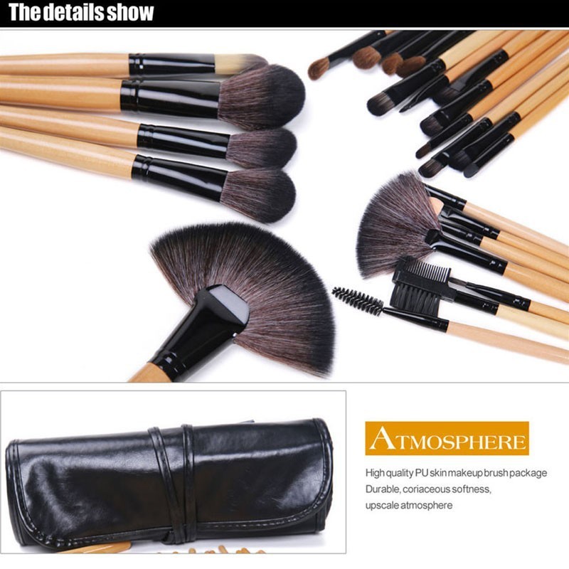 Bag Of 24 pcs Makeup Brush Sets Professional Cosmetics Brushes Eyebrow Powder Foundation Shadows Pinceaux Make Up Tools Bag Of 24 pcs Makeup Brush Sets Professional Cosmetics Brushes Eyebrow Powder Foundation Shadows Pinceaux Make Up Tools