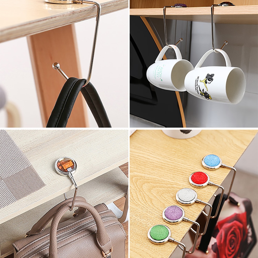Bag Table Hook Portable Purse Hanger Bag Table Hook Portable Purse Hanger
