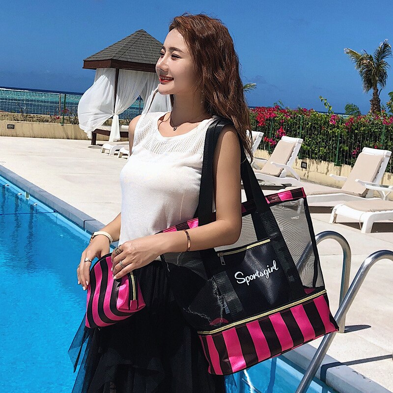 Bag with Shoe Compartment Shoulder Bag Bag with Shoe Compartment Shoulder Bag