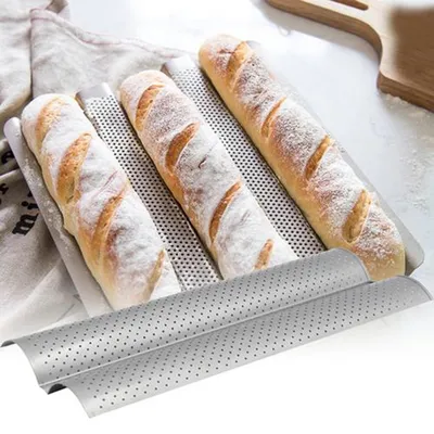 Baguette Pan Stainless Steel Tray Baguette Pan Stainless Steel Tray