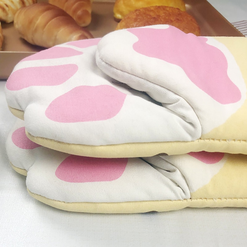 Baking Cotton Cat Paw Oven Mitt