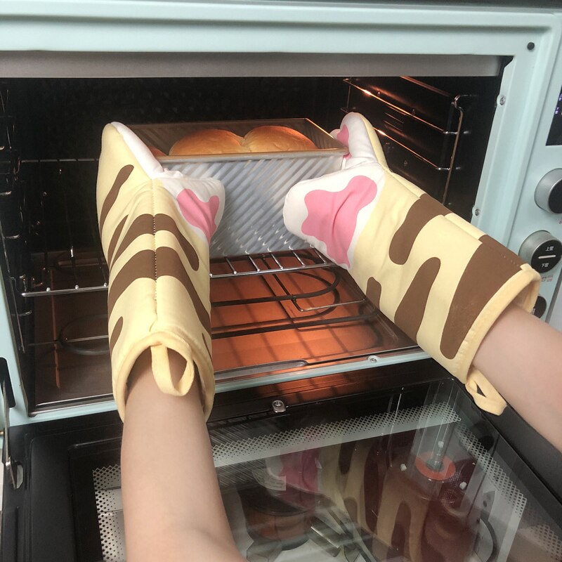 Baking Cotton Cat Paw Oven Mitt