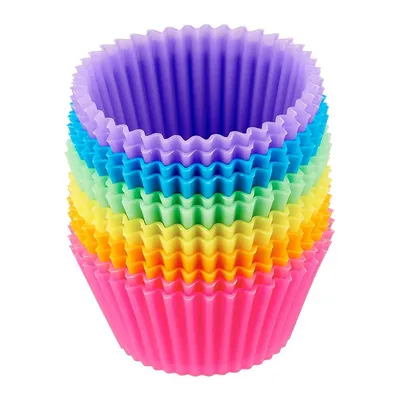 Baking Liners Silicone Muffin Cups (12 Pcs)