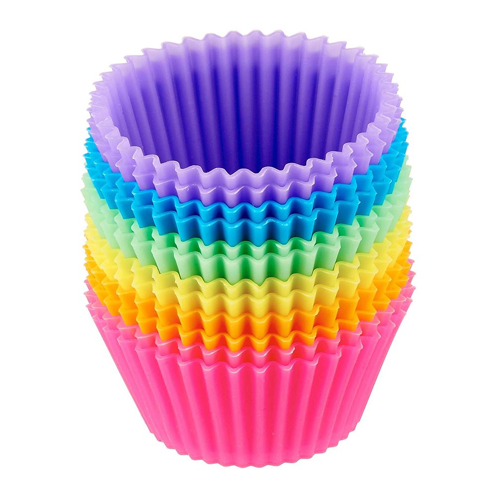 Baking Liners Silicone Muffin Cups (12 Pcs)
