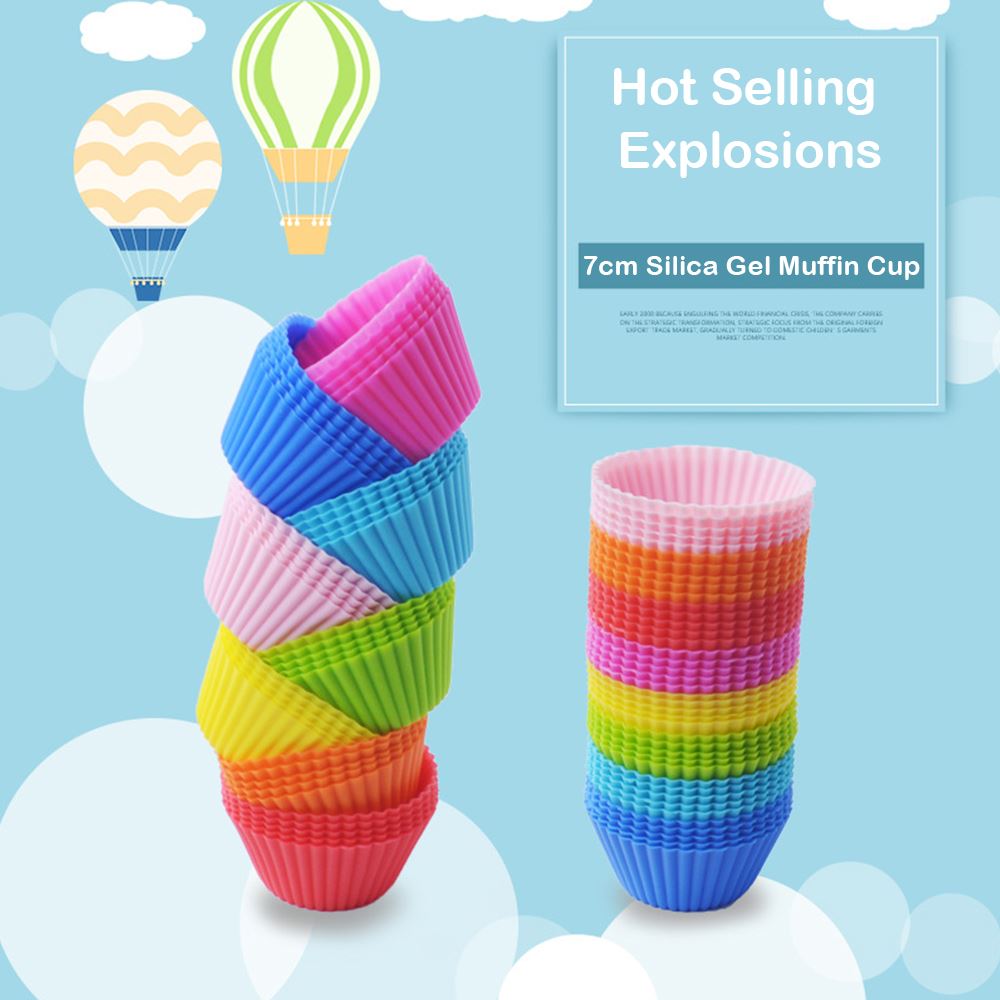 Baking Liners Silicone Muffin Cups (12 Pcs) Baking Liners Silicone Muffin Cups (12 Pcs)