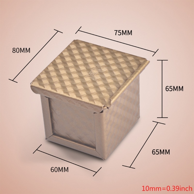 Baking Square Bread Pan with Lid