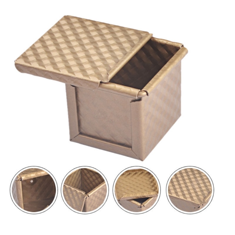 Baking Square Bread Pan with Lid