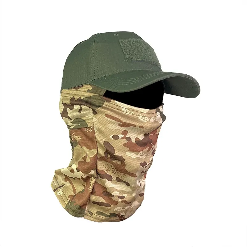 Balaclava Tactical Camouflage Full Face Mask Wargame CP Army Hat Hunting Bicycle Cycling Military Multicam Bandana Neck
