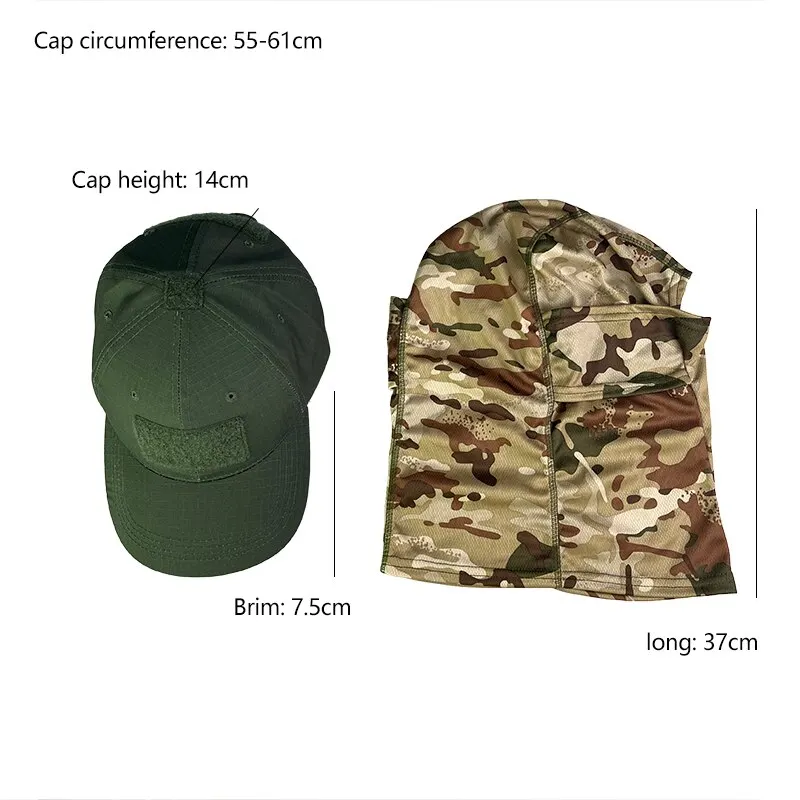 Balaclava Tactical Camouflage Full Face Mask Wargame CP Army Hat Hunting Bicycle Cycling Military Multicam Bandana Neck