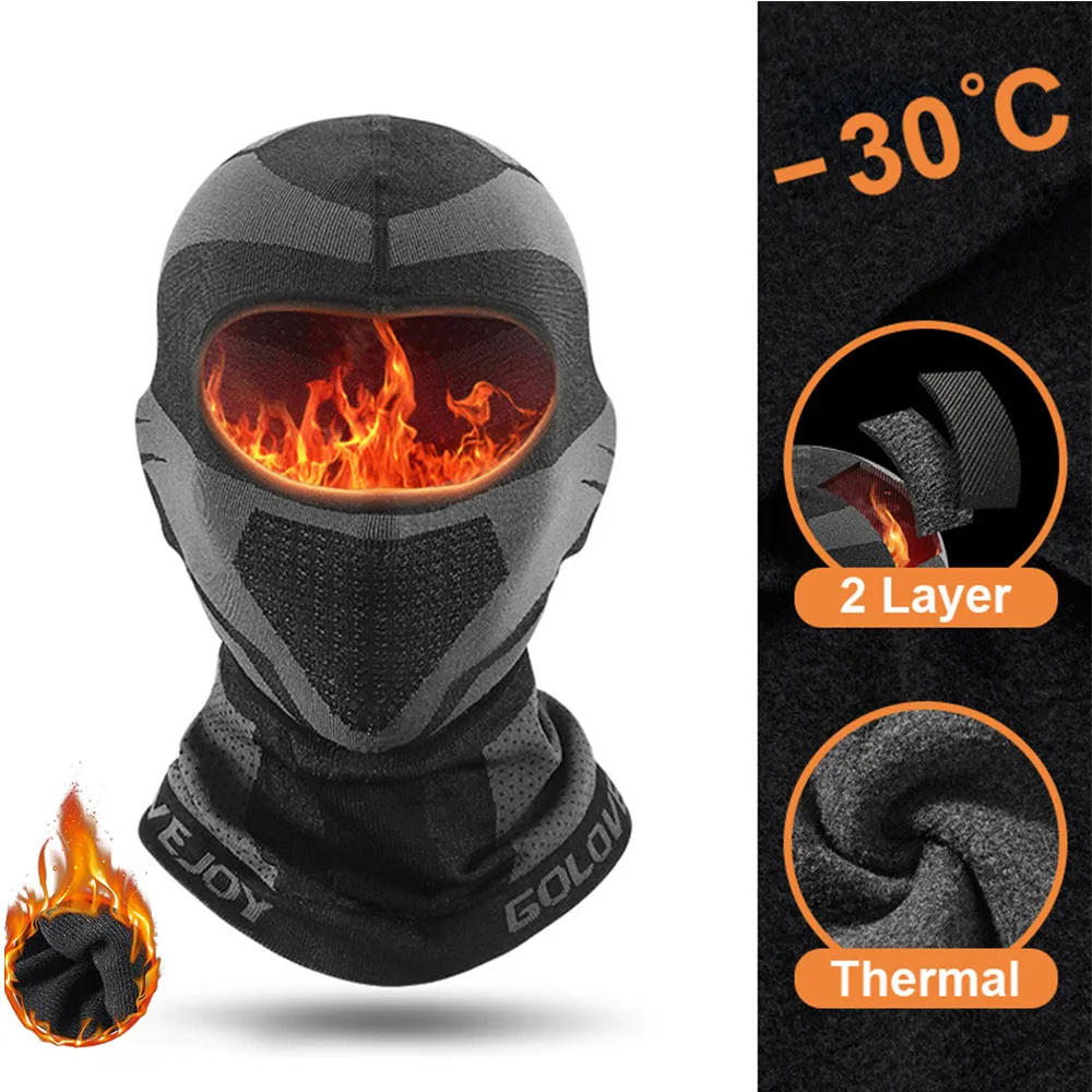 Balaclava Warm Mask Full Face Winter Four Seasons Breathable Ski Mask Motorcycle Cycling Bike Scarf Hat Casco Moto