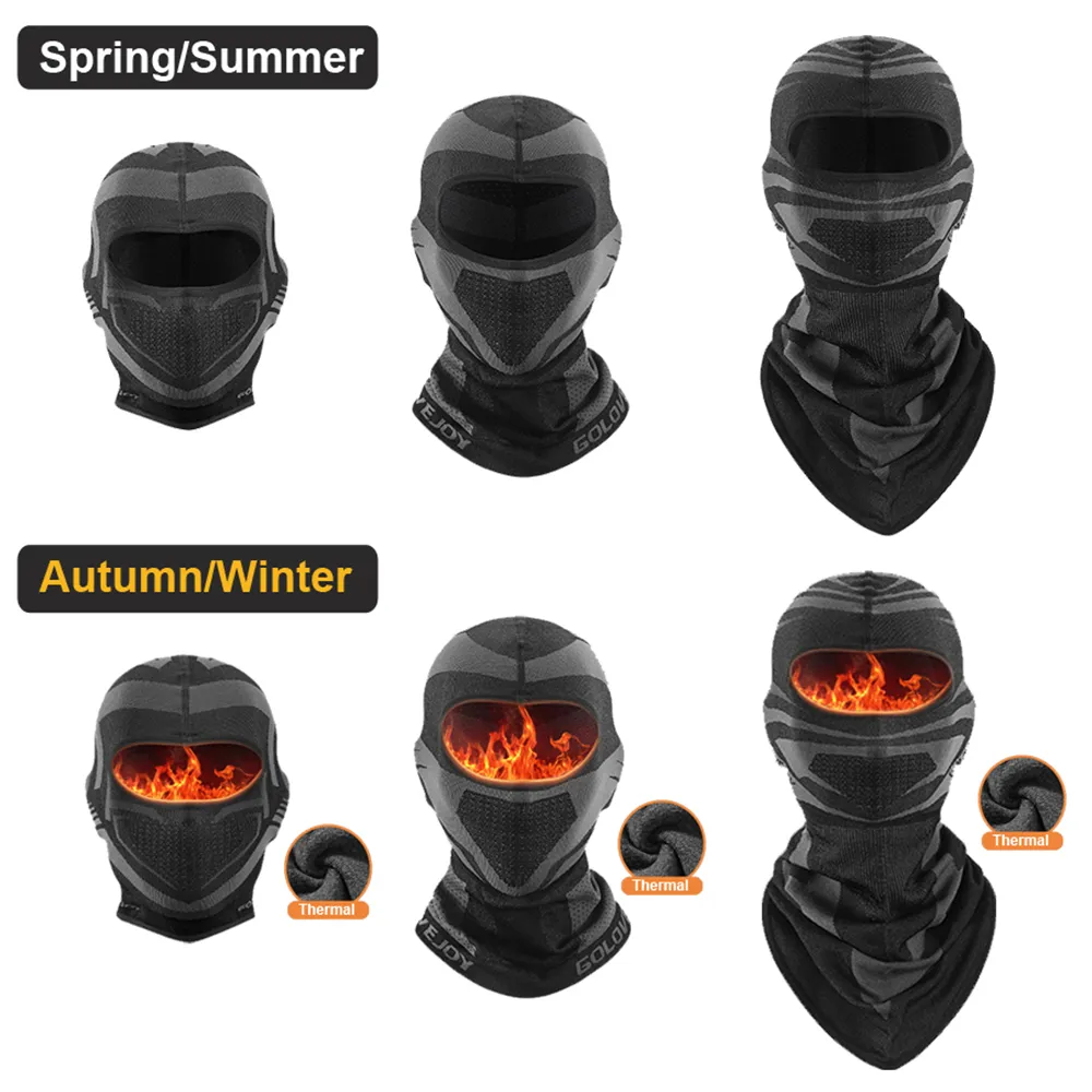 Balaclava Warm Mask Full Face Winter Four Seasons Breathable Ski Mask Motorcycle Cycling Bike Scarf Hat Casco Moto