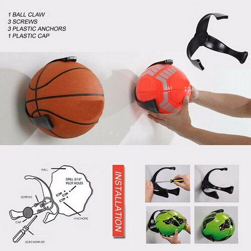 Ball Claw Wall-Mount Universal Ball Holder Ball Claw Wall-Mount Universal Ball Holder
