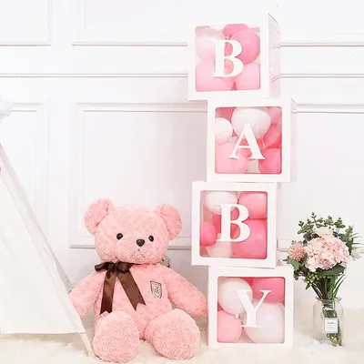 Balloon Box Creative Transparent Letter Box