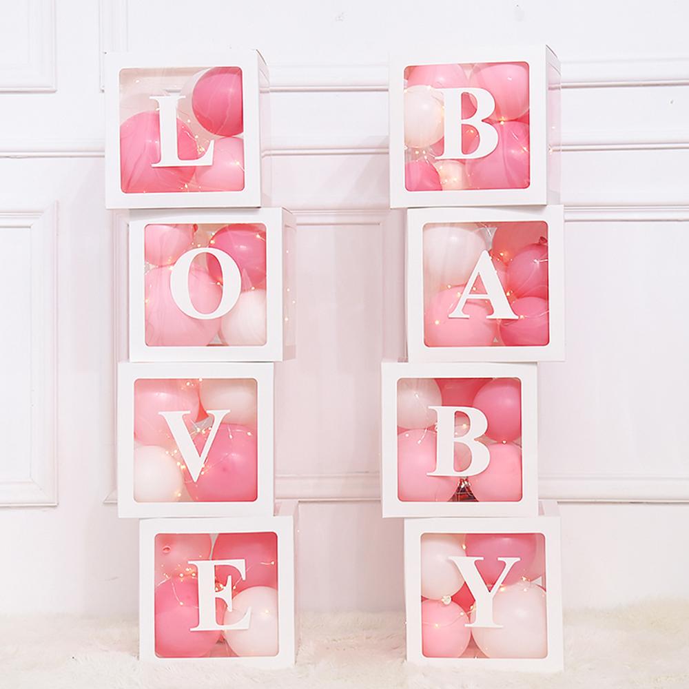 Balloon Box Creative Transparent Letter Box