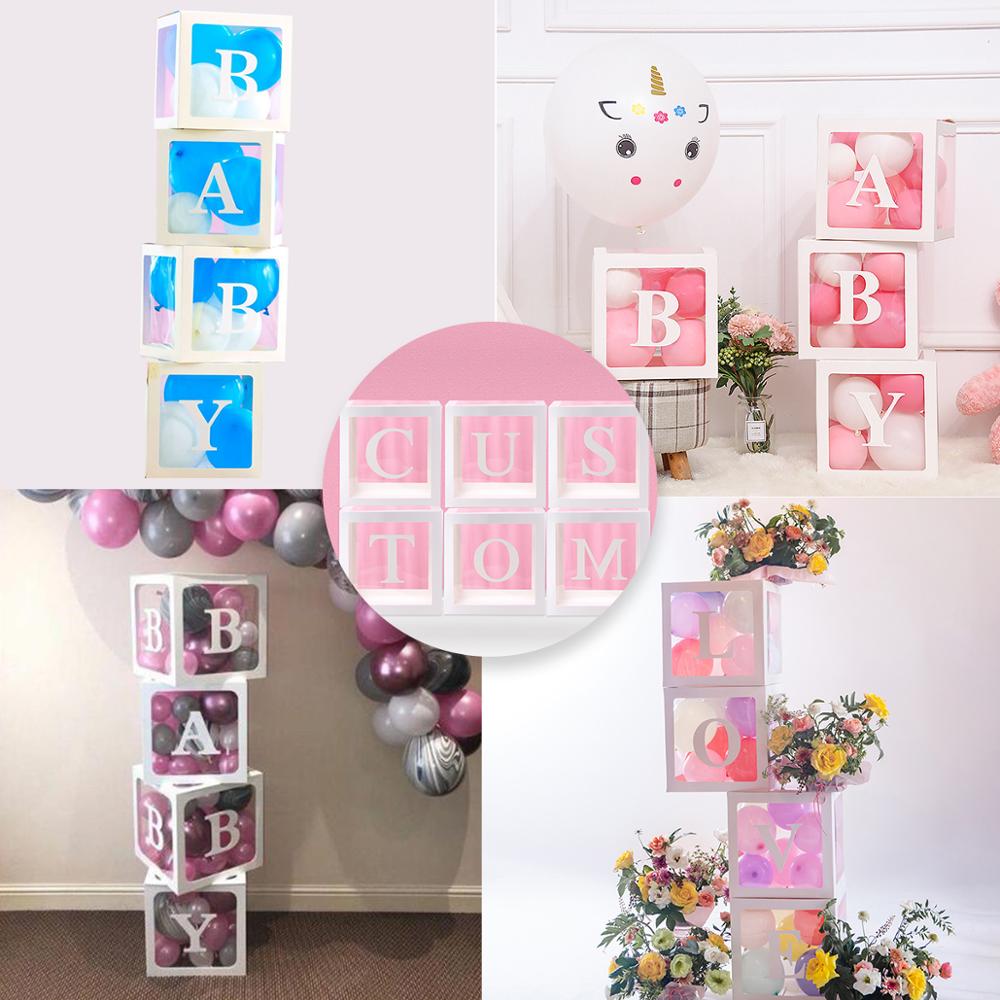 Balloon Box Creative Transparent Letter Box