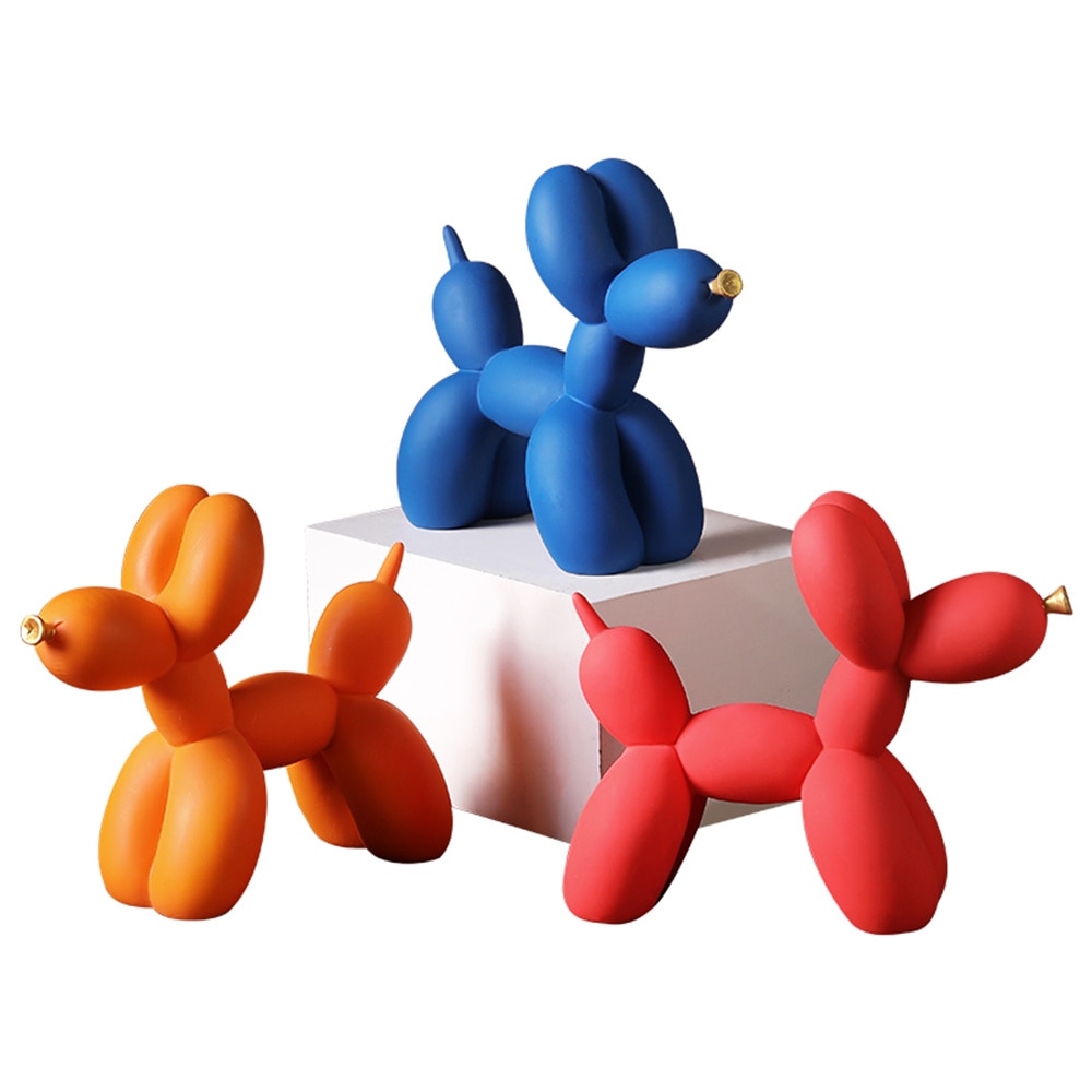Balloon Dog Statue Resin Decoration