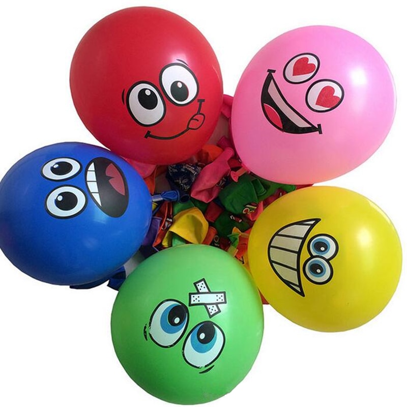 Balloons With Face Cute Designs (10Pcs) Balloons With Face Cute Designs (10Pcs)