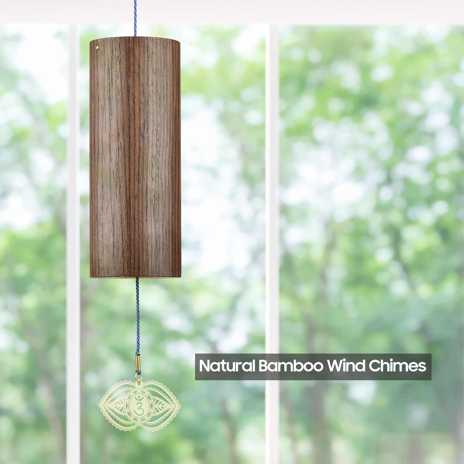 Bamboo Chakra Wind Chime Home Decoration Bamboo Chakra Wind Chime Home Decoration