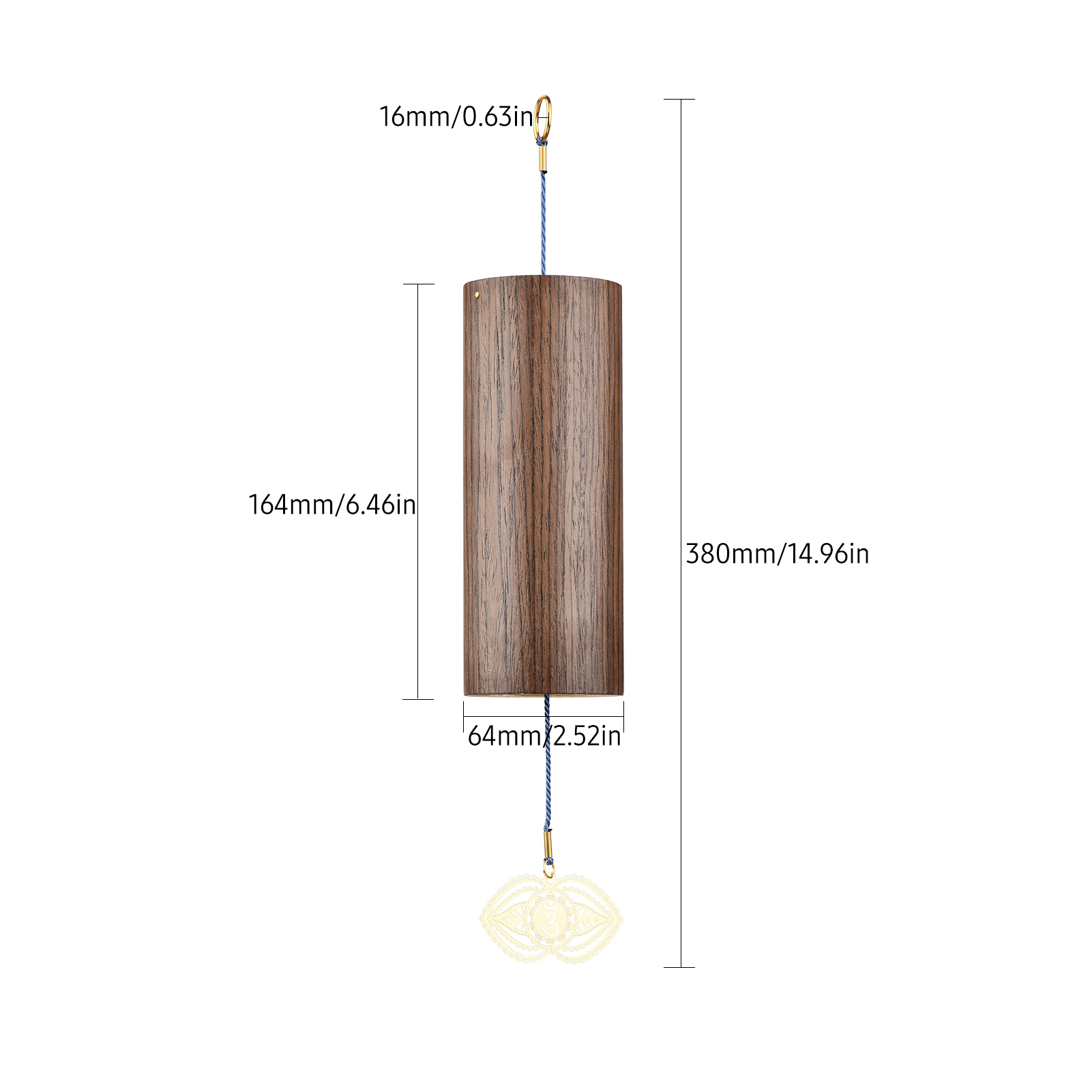 Bamboo Chakra Wind Chime Home Decoration Bamboo Chakra Wind Chime Home Decoration