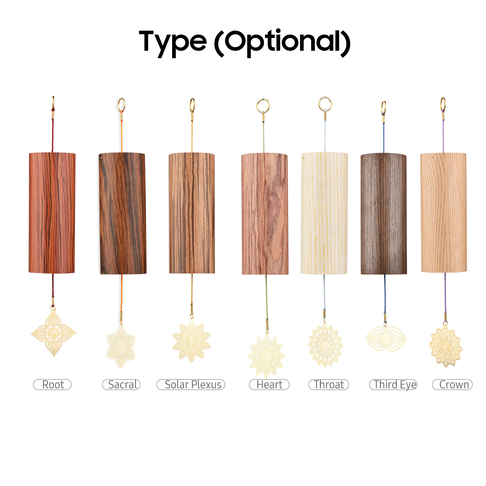 Bamboo Chakra Wind Chime Home Decoration Bamboo Chakra Wind Chime Home Decoration