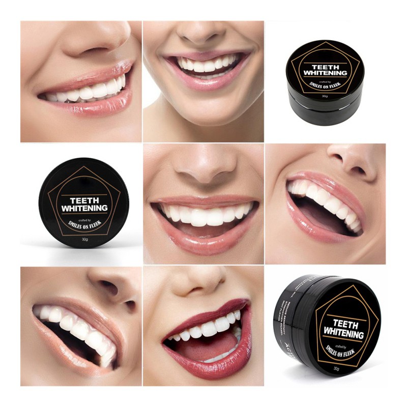 Bamboo Charcoal Activated Teeth Whitening Powder