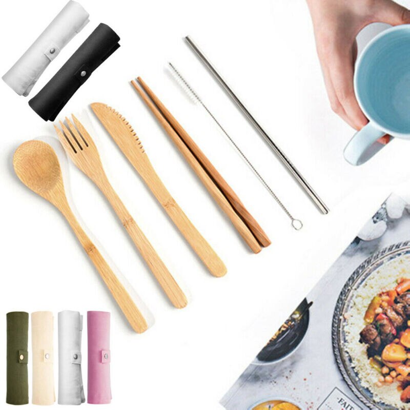 Bamboo Cutlery Set Eco-friendly Utensils