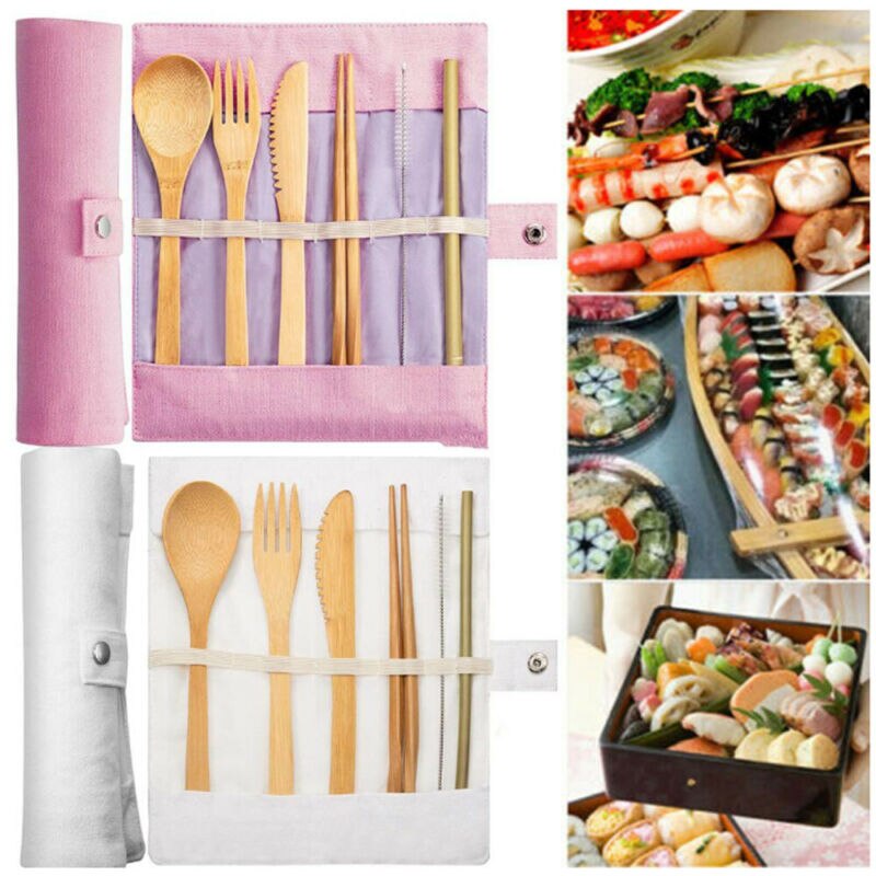 Bamboo Cutlery Set Eco-friendly Utensils