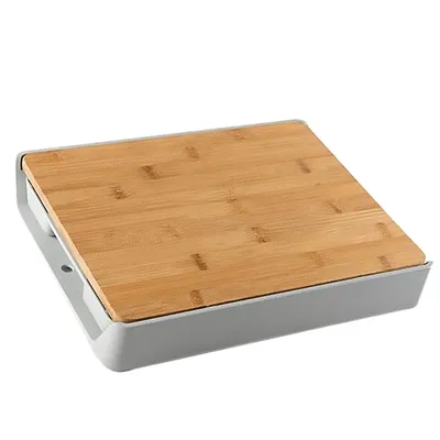 Bamboo Cutting Board with Drawer Bamboo Cutting Board with Drawer