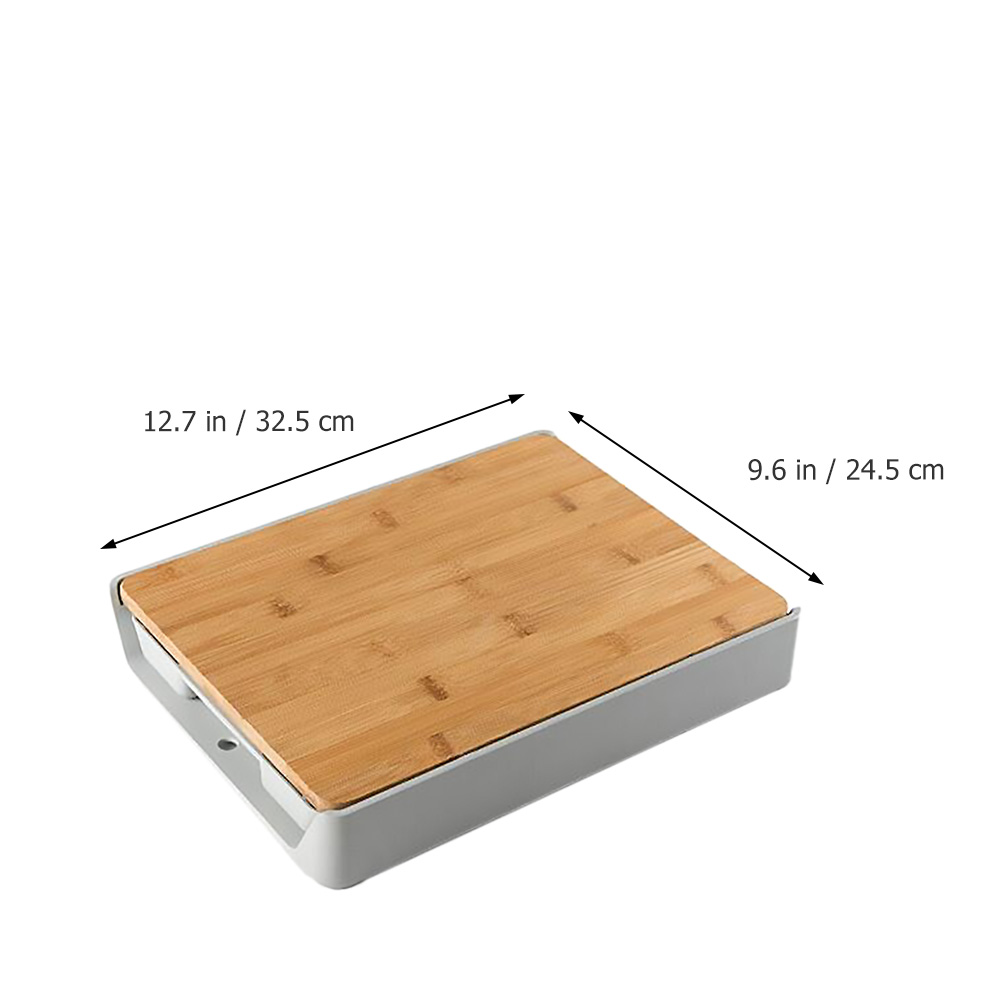 Bamboo Cutting Board with Drawer Bamboo Cutting Board with Drawer