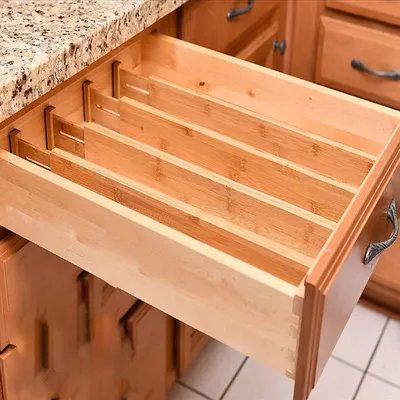 Bamboo Drawer Divider Organizer Bamboo Drawer Divider Organizer
