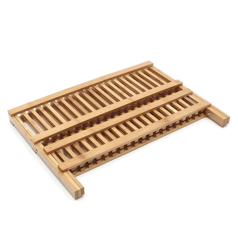 Bamboo Drying Rack Foldable Organizer Bamboo Drying Rack Foldable Organizer