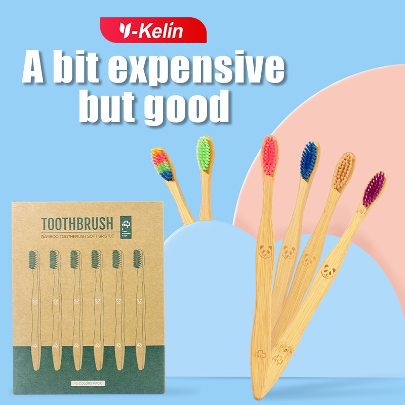 Bamboo Eco Friendly Toothbrush (12 pcs)