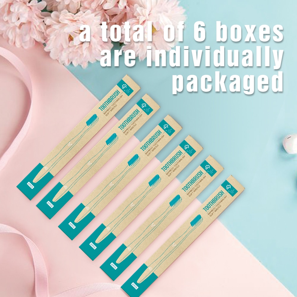 Bamboo Eco Friendly Toothbrush (12 pcs)