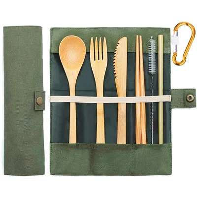 Bamboo Flatware Travel Set Bamboo Flatware Travel Set