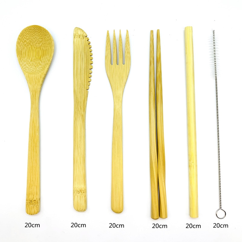Bamboo Flatware Travel Set Bamboo Flatware Travel Set