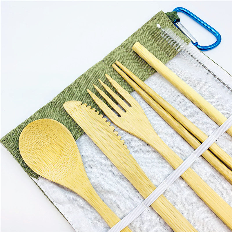 Bamboo Flatware Travel Set Bamboo Flatware Travel Set