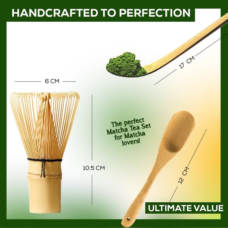 Bamboo Green Tea Whisk Set (3 pcs)