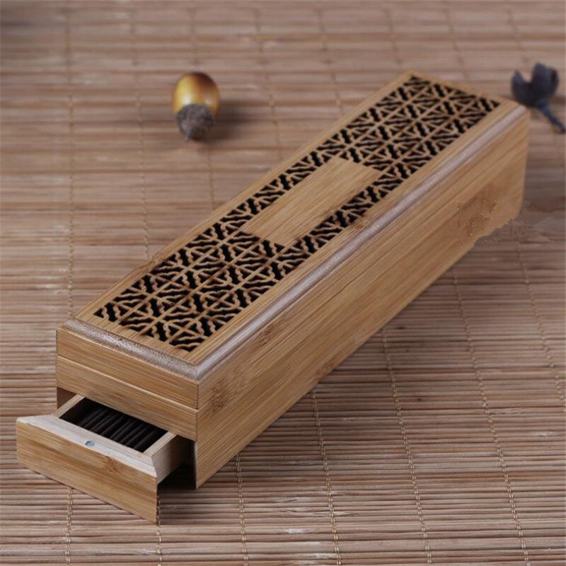 Bamboo Incense Stick Storage Box Bamboo Incense Stick Storage Box