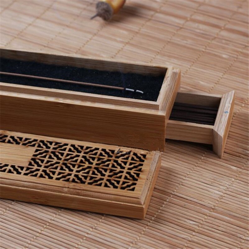 Bamboo Incense Stick Storage Box Bamboo Incense Stick Storage Box