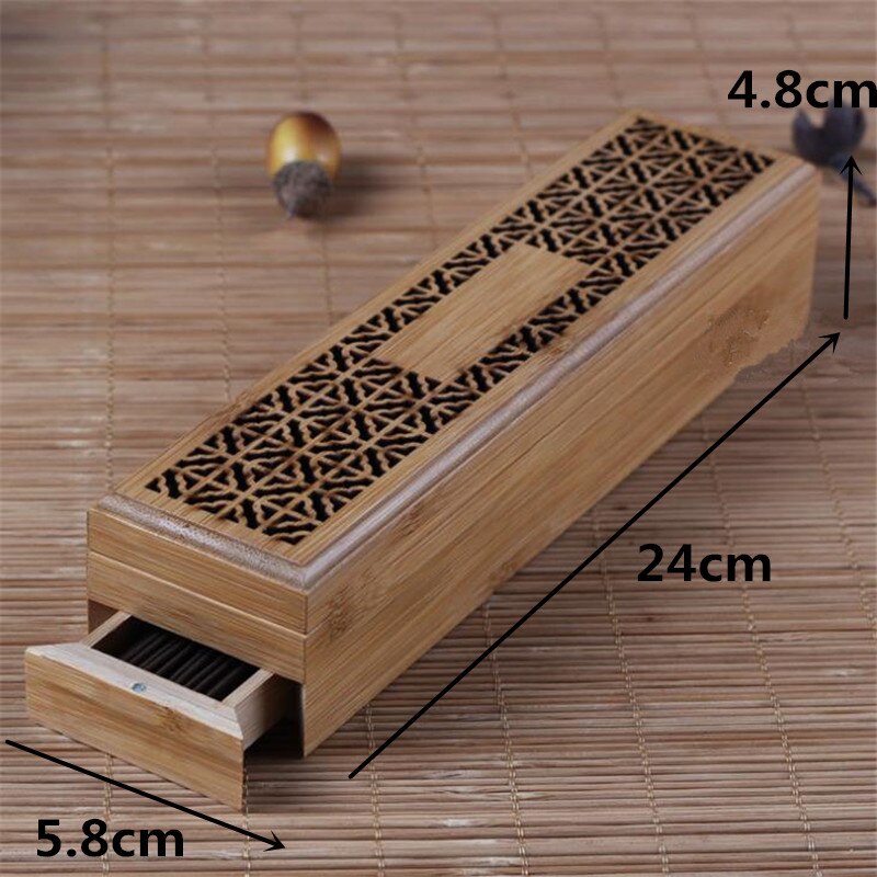 Bamboo Incense Stick Storage Box Bamboo Incense Stick Storage Box