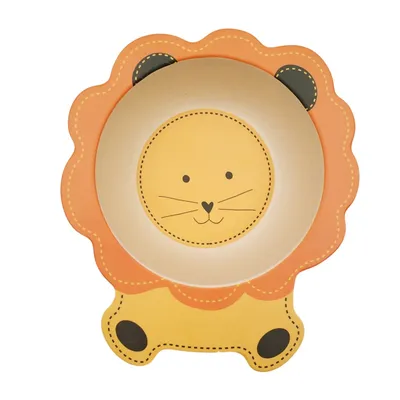 Bamboo Kids Plate Non-Toxic Tableware
