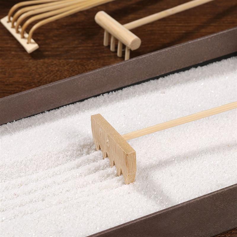 Bamboo Mini Zen Garden Rakes (3pcs)